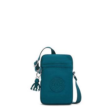 Kipling Tally Crossbody Telefoon Tas Turquoise | NL 1851LI